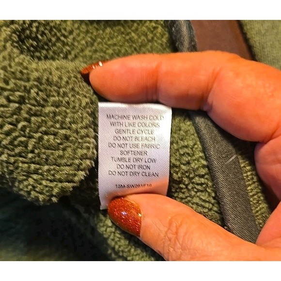 Gander Mountain Guide Series Men's Green 1/4 Zip Fleece Shirt Jacket  Size Large - Picture 12 of 13